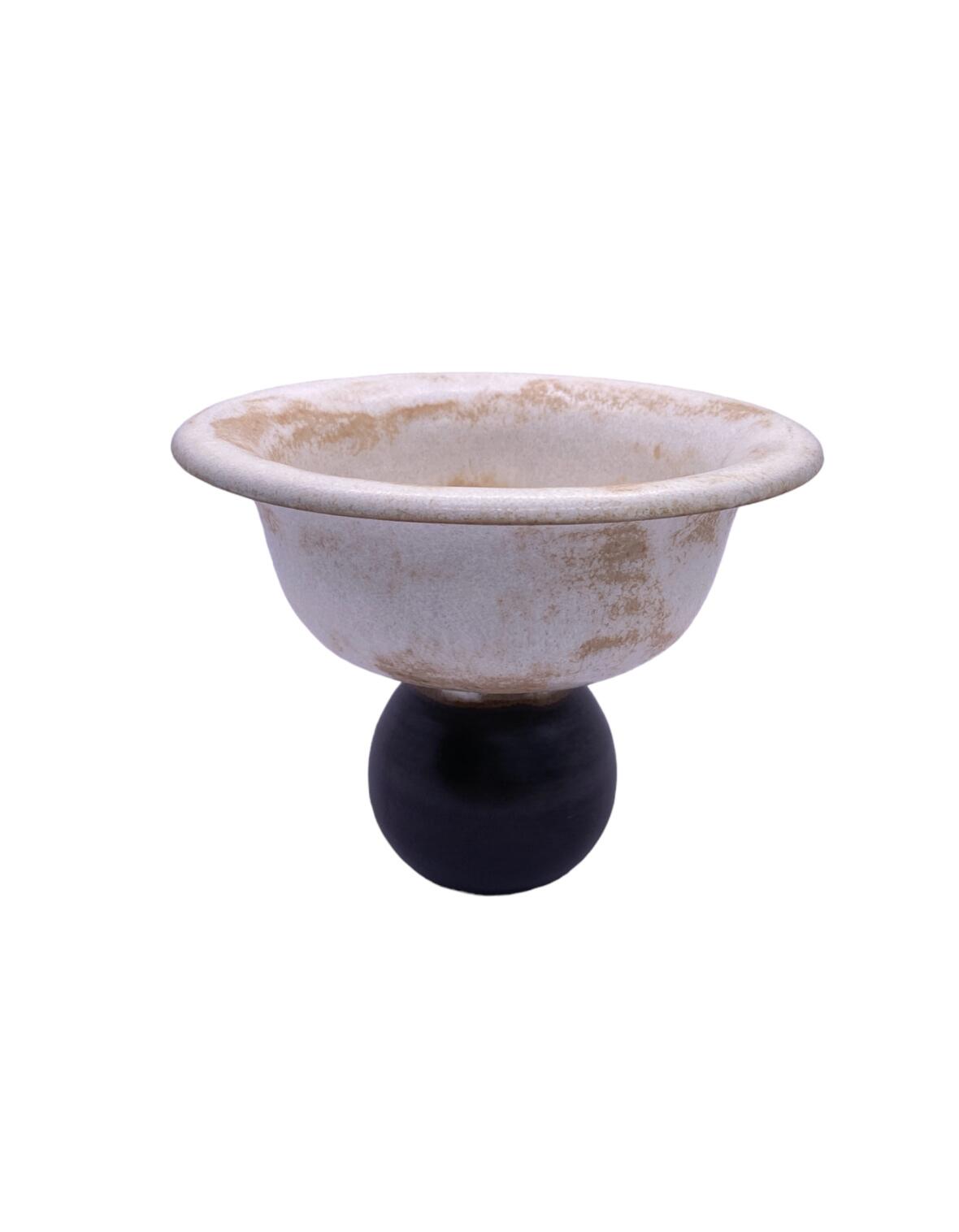 Bowl Dot Incense Ceramic Holder